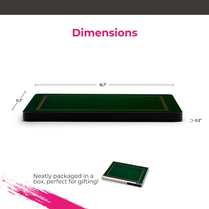 Pimpernel Set of 4 Classic Placemats - 15.7" x 11.7" each