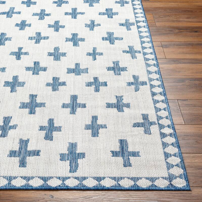 Livabliss Boronia Indoor/ Outdoor Mod Geometric Area Rug