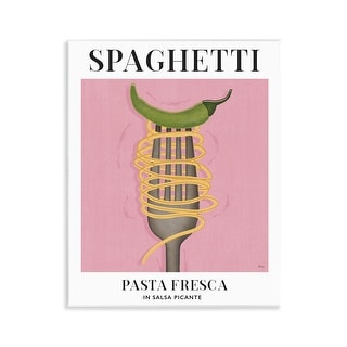 Stupell Vintage Spaghetti on Fork Wall Plaque Art Design By Veronique Charron - Bed Bath & Beyond - 43068880