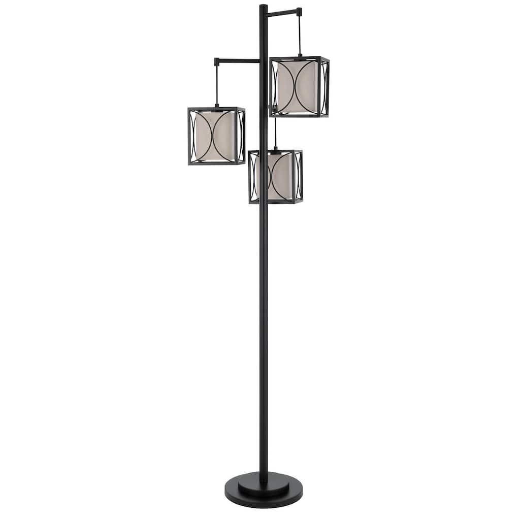 Lantern Metal Floor Lamp - One Size