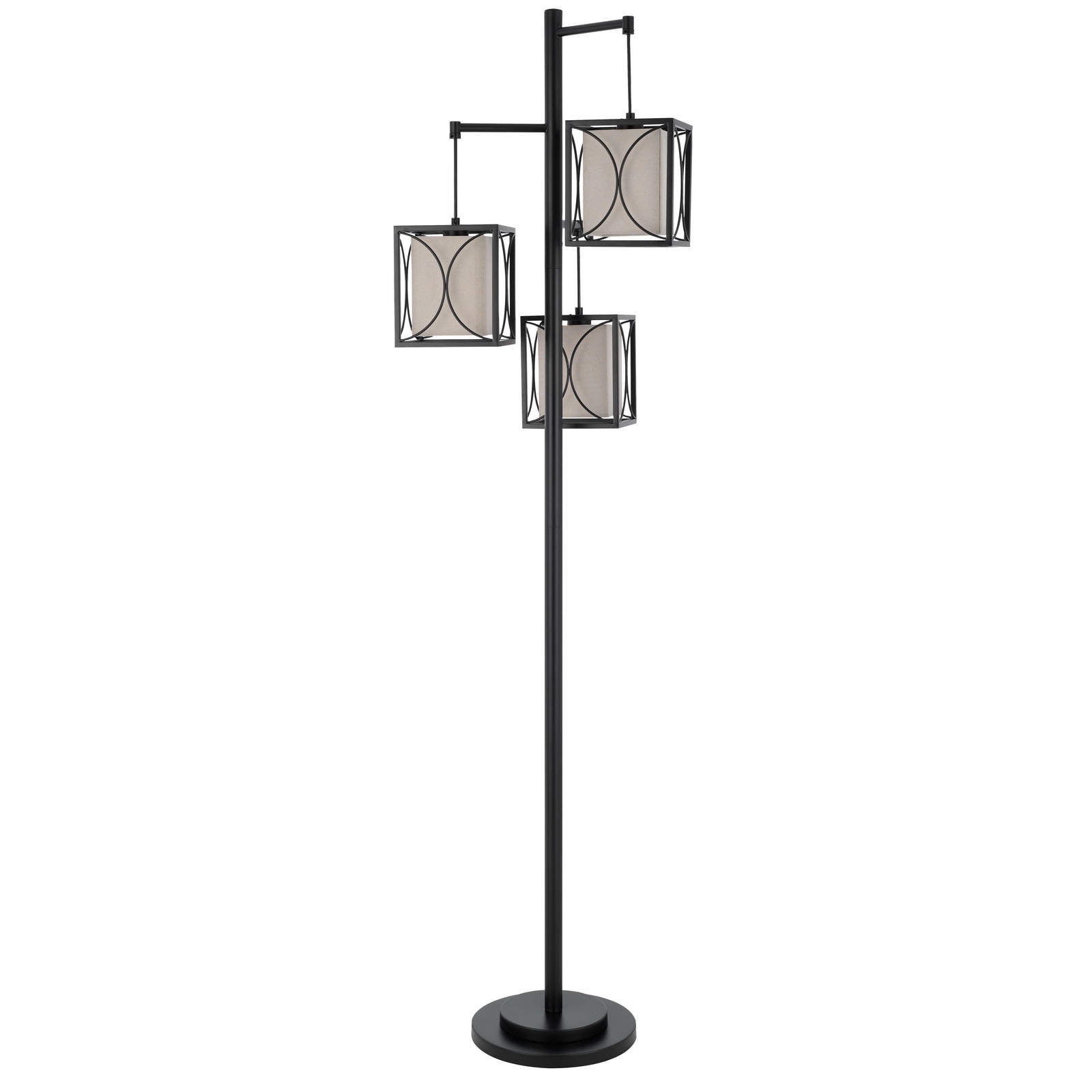Lantern Metal Floor Lamp - One Size