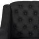 preview thumbnail 4 of 5, SAFAVIEH Salazar Adjustable Swivel Black/ Taupe Desk Chair - 25.4" x 26.8" x 35.2"