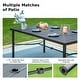 preview thumbnail 24 of 25, MAISON ARTS Outdoor Patio Dining Set, 6/8 Metal Stackable Chairs and 1 Rectangular Expandable Table