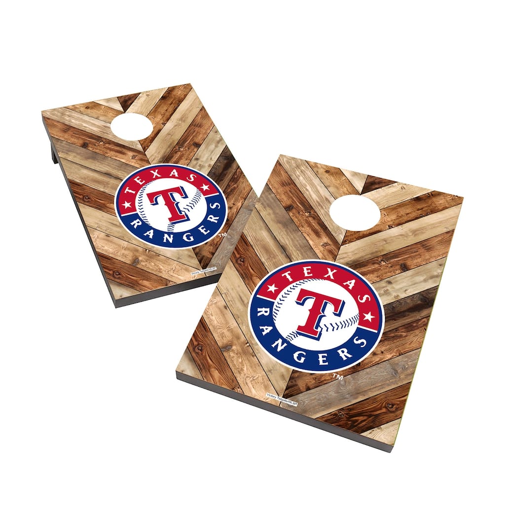 Texas Rangers 2x4 MLB Cornhole Bag Toss