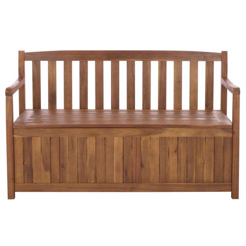 SAFAVIEH Outdoor Living Kelter Bench Box - 54"W x 23"D x 33"H