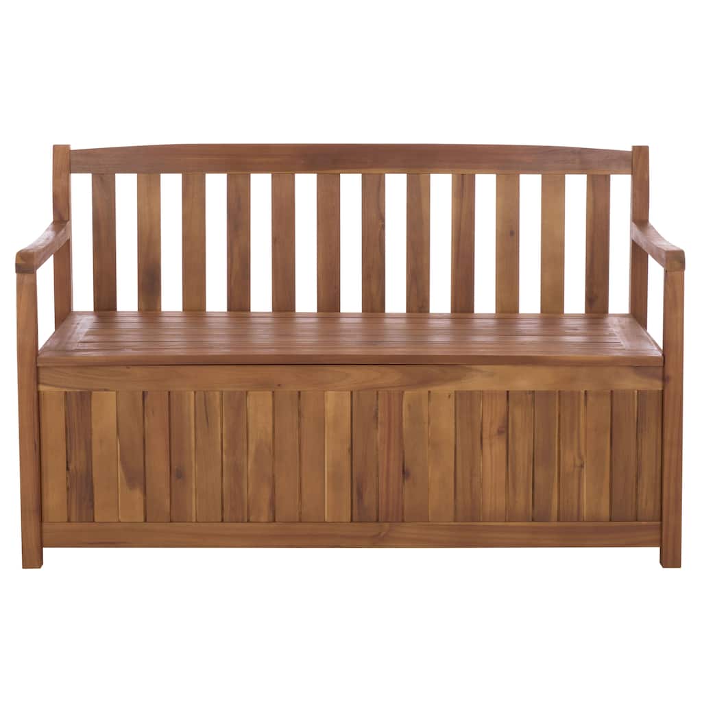 SAFAVIEH Outdoor Living Kelter Bench Box - 54"W x 23"D x 33"H