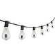 preview thumbnail 5 of 6, 10-Light Indoor/Outdoor 10 ft. C7 Half-Chrome Bulb String Lights by JONATHAN Y