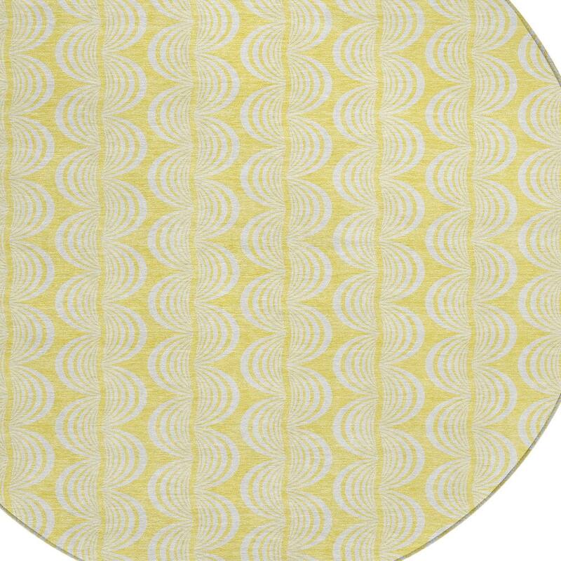 HomeRoots Ogee Transitional Rectangle Outdoor Rug