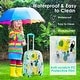 preview thumbnail 30 of 50, 2 Pieces 12 Inch 16 Inch Kids Luggage Set with Backpack and Suitcase for Travel - 18" x 12" x 8.5" (L x W x H)