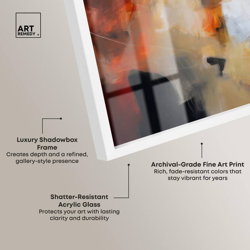 Earth and Fire I Shadowbox by Art Remedy
