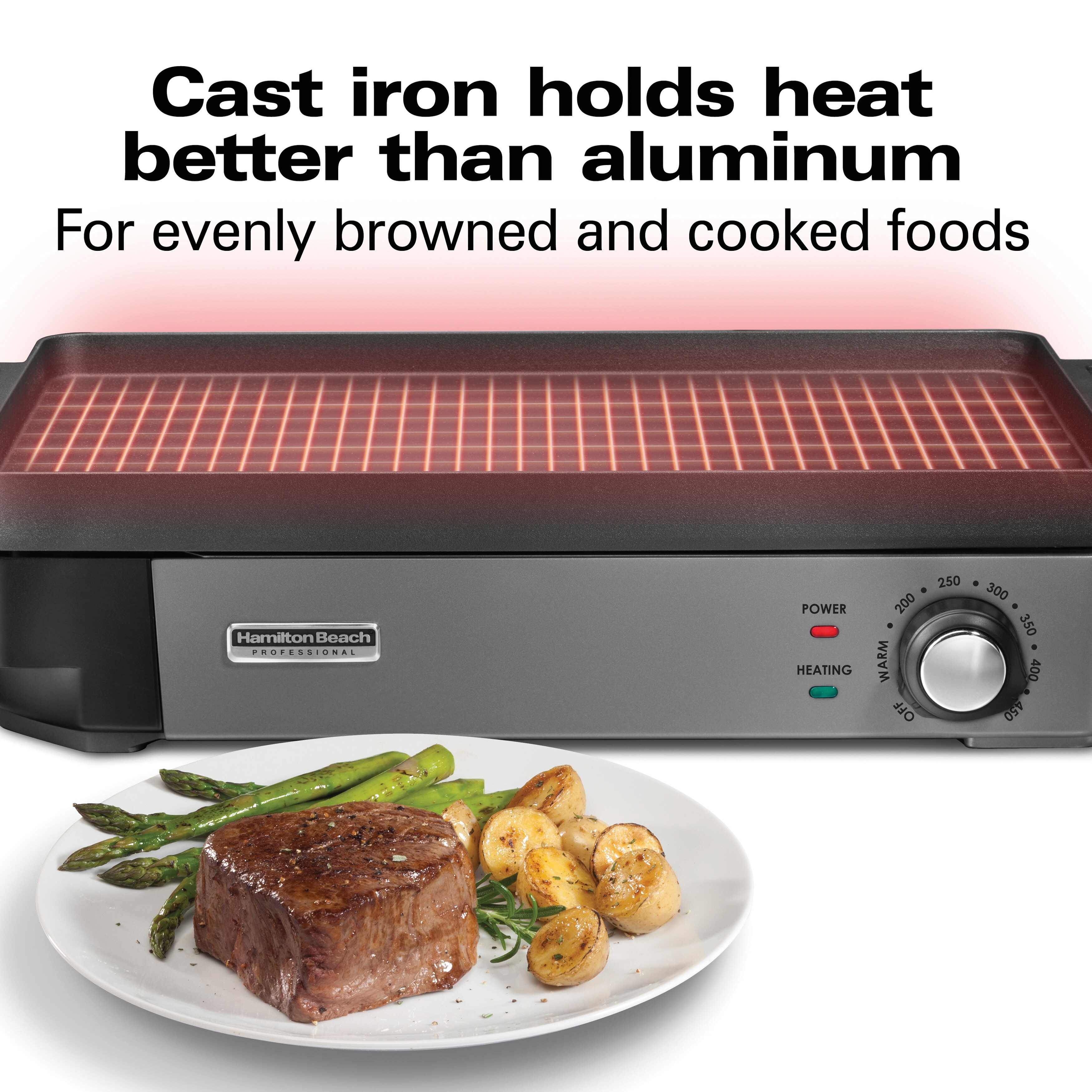Hamilton Beach Professional Cast Iron Electric Grill Bed Bath Beyond 36506773