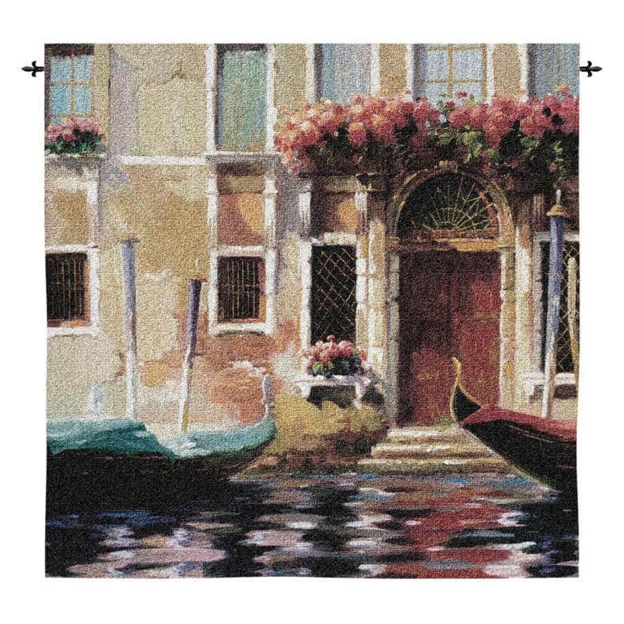 Design Toscano Venetian Gondolas Ii Tapestry With Rod Design Toscano Gondola Venice Canals