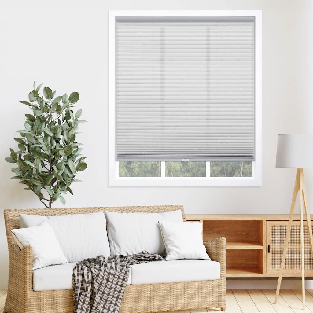 64-inch Grey Cloud Light-filtering Cordless Cellular Shade