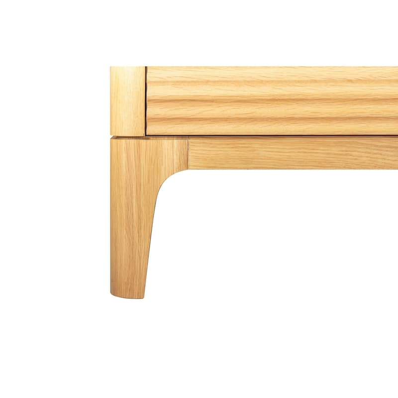 Modrest Seattle Modern Natural Oak Nightstand