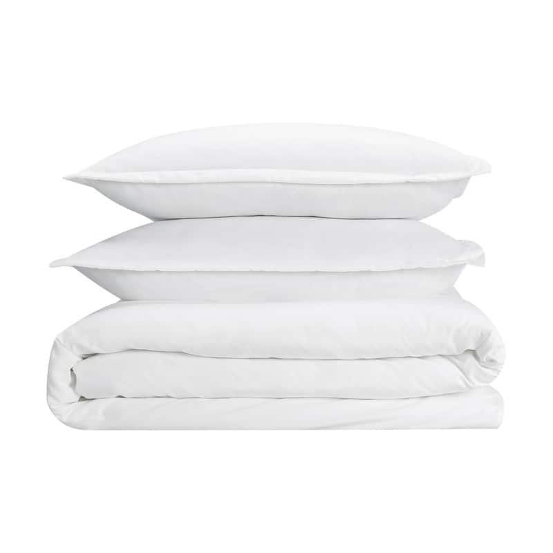 Serta Simply Clean Antimicrobial 3 Piece Duvet Set