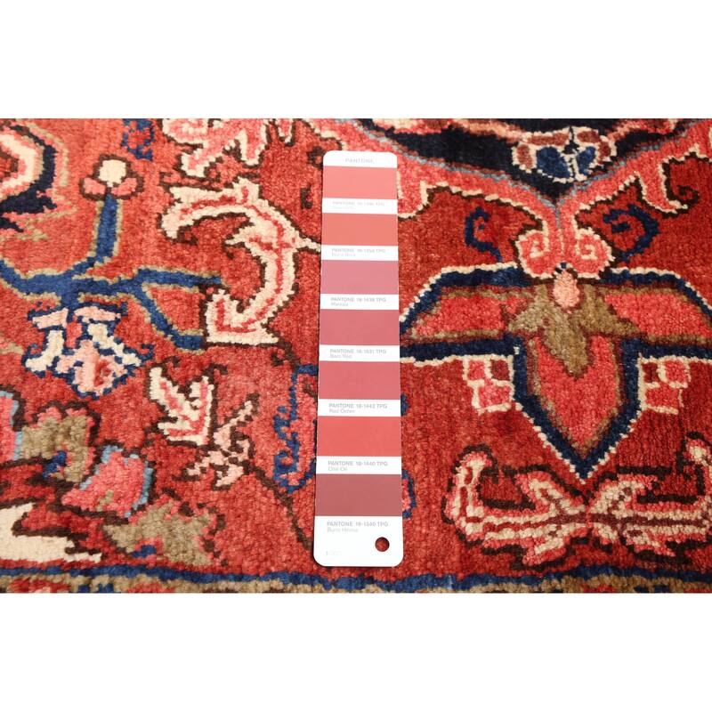 ECARPETGALLERY Hand-knotted Sarabi Red Wool Rug - 7'7 x 10'11