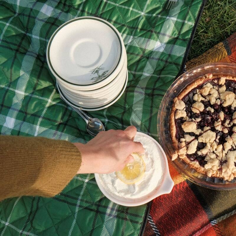 Camp Wandawega Scout Plaid Outdoor Picnic Blanket/Throw