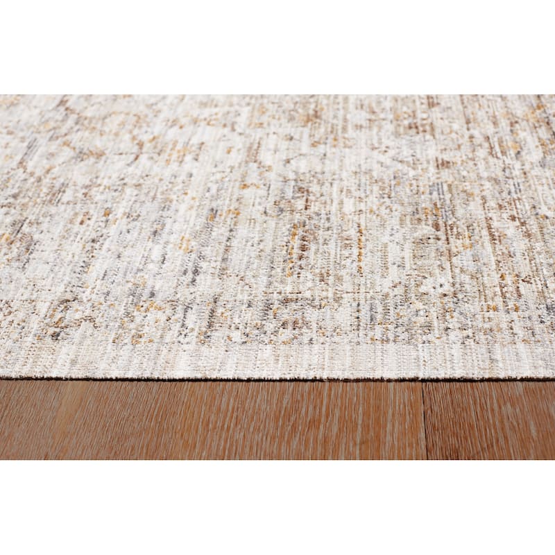 Terra by Obeetee Ava Distressed Arabesc Rug
