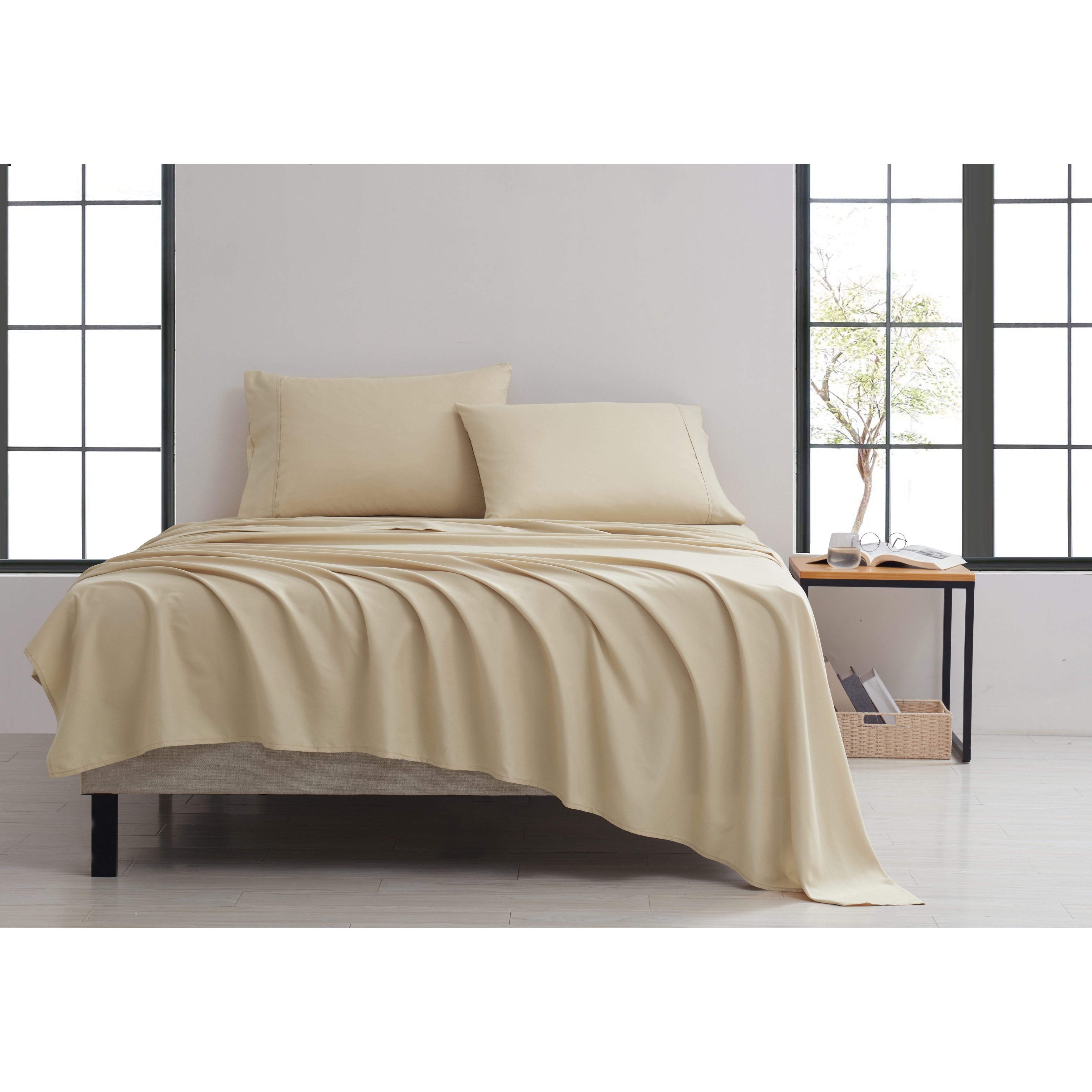 Kathy Ireland Twill Weave Luxury 4-Piece Sheet Set