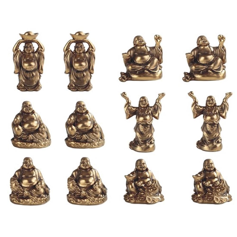 12-pc Miniature Gold Maitreya Buddha in Different Poses 2h Feng Shui Statue  Decoration Figurine Set Room Decor Room/home Decor Gifts - Etsy