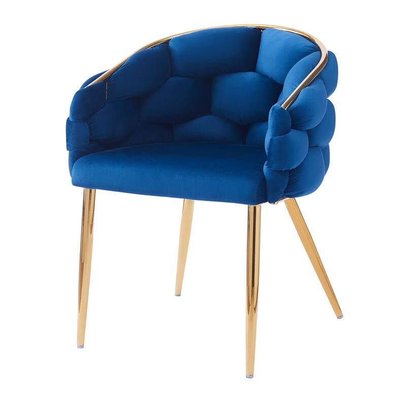 Handmade Accent Chair Balcony Chair Velvet Armchair Dining Chair