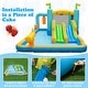 preview thumbnail 7 of 9, Costway Inflatable Water Slide Giant Kids Bounce House Park Splash - as pic shows - See Details