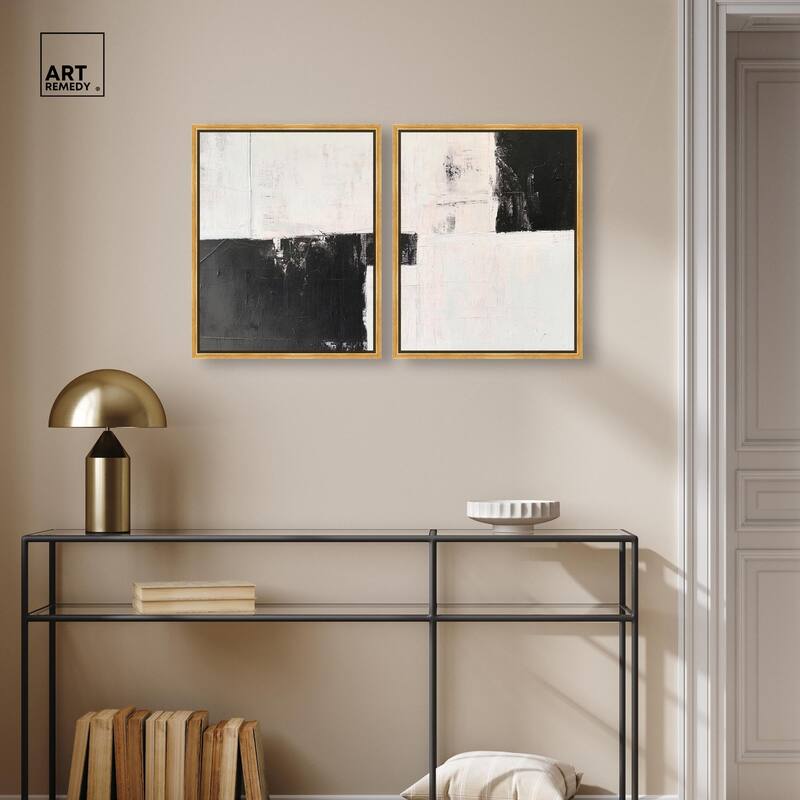 Shattered Symmetry II Canvas Set of 2 by Art Remedy