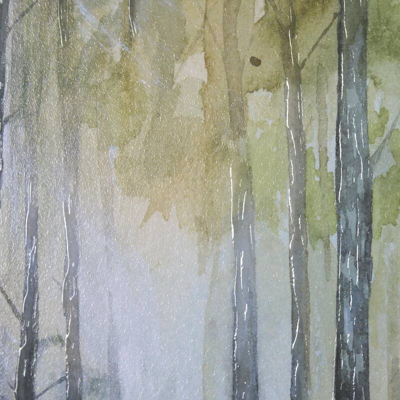 Spring Light I by Mercana Studio a Hand Embelished Textured Framed Art Print Matted under Glass
