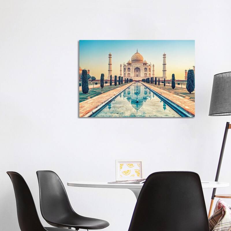 iCanvas "Beautiful Taj Mahal" by Manjik Pictures Canvas Print - 26x40x1.5