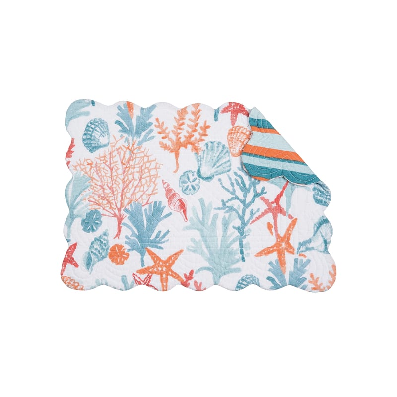 Tangerine Coast Placemat Set of 6 - Set of 6