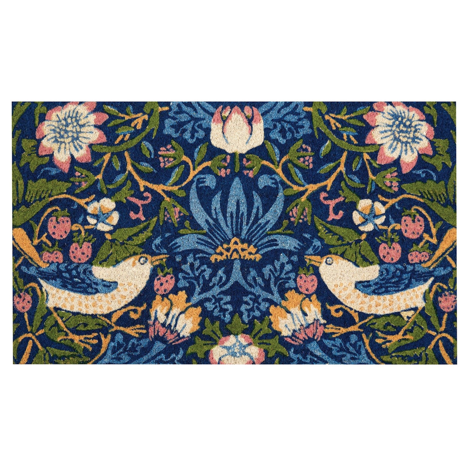Shop William Morris Strawberry Thief Doormat Indoor Outdoor
