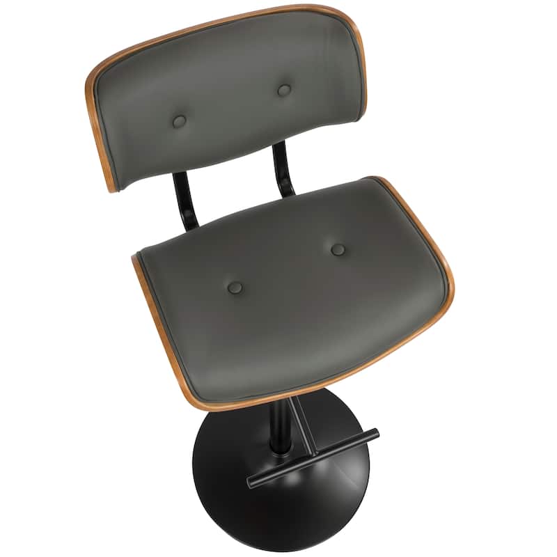 Carson Carrington Leksand Adjustable Bar Stool with Straight T Footrest (Set of 3)