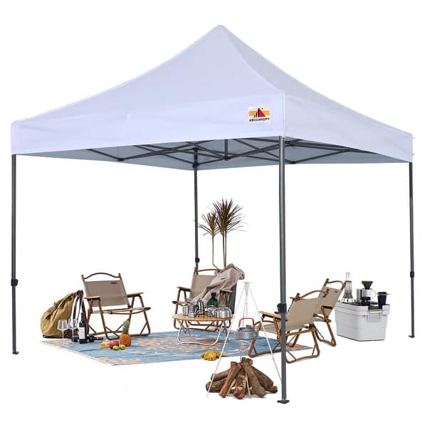 slide 2 of 63, ABCCANOPY Outdoor Commercial Metal Patio Pop-Up Canopy - 10ftx10ft White