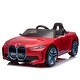 preview thumbnail 70 of 78, BMW I4 12V Electric Ride-On Car for Kids, Bluetooth, MP3, Remote Control, and Rear Suspension