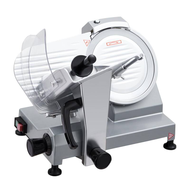 Commercial Meat Slicer,10 inch Electric Food Slicer, SemiAuto 240 W