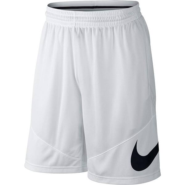 Shop Nike White Black Mens Size Xl Elastic Waist Logo Basketball