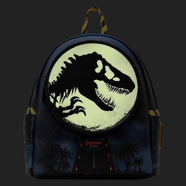 jurassic mini backpack Loungefly Park Light Up T-Rex Escape adjustable straps Universal Loungefly Mini Backpack -