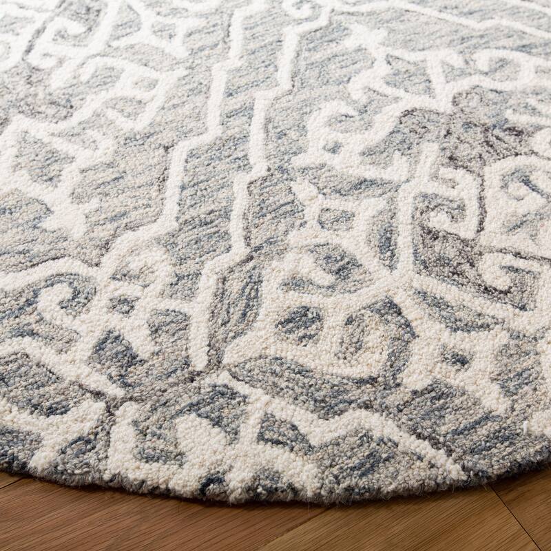 SAFAVIEH Handmade Micro-Loop Scarlette Wool Rug