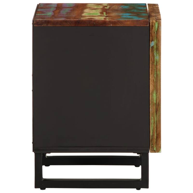 vidaXL Bedside Cabinet Set of 2 Multicoloured