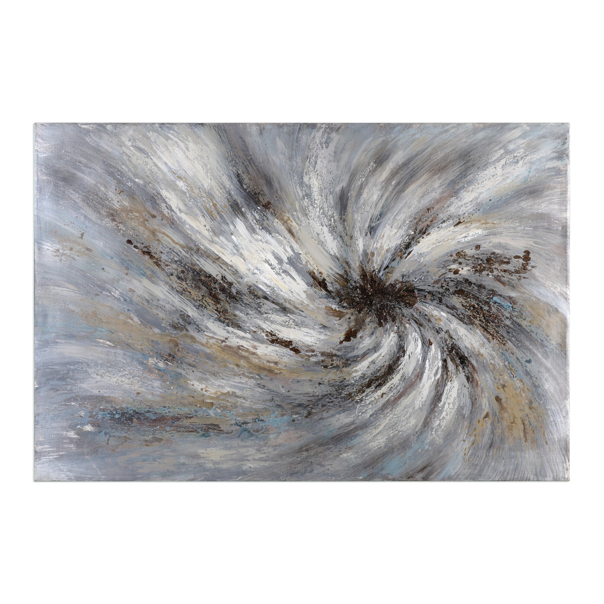 Shop Uttermost 31317 Vortex 60 X 40 Frameless Abstract Painting
