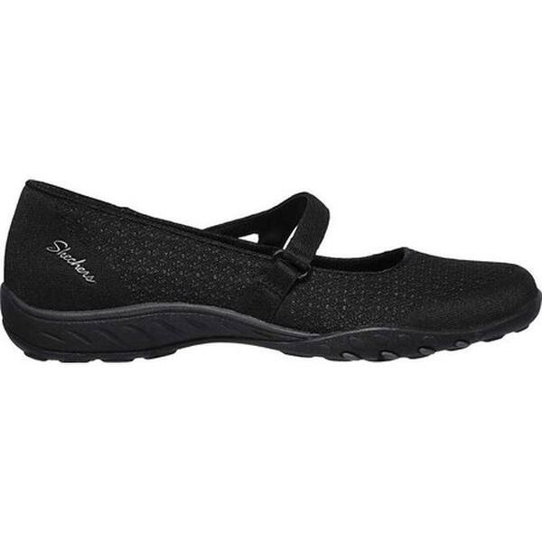 score Miniature Lagring Skechers Women's Relaxed Fit Breathe Easy Love Too Mary Jane Black -  Overstock - 31067499