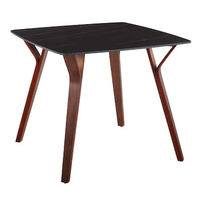 Carson Carrington Sala Dining Table with Textured Marble Table Top