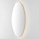 preview thumbnail 14 of 20, SAFAVIEH Nolan 32 x 2 Inch W x H Oval LED Aluminum Vanity Mirror
