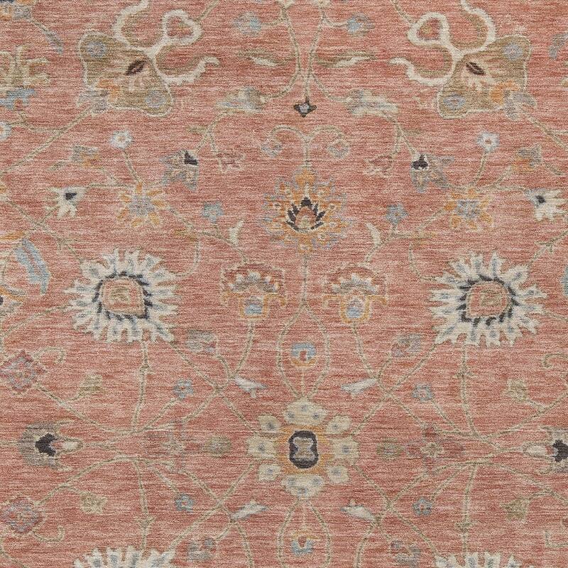 HomeRoots Floral Traditional Rectangle Outdoor Rug