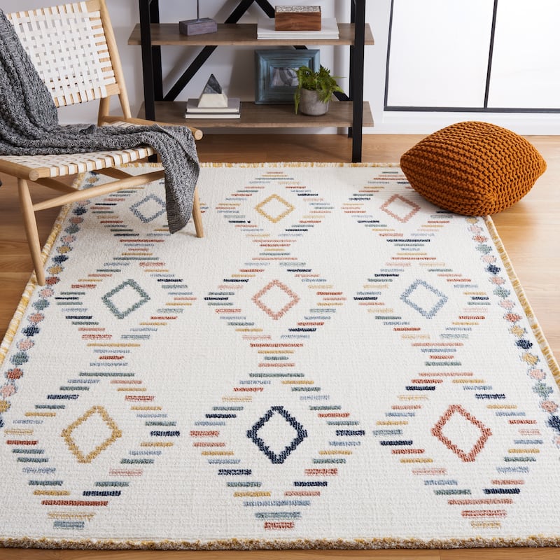 SAFAVIEH Handmade Marrakech Prudência Traditional Rug - 8' x 10' - Ivory/Multi