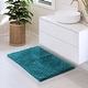 preview thumbnail 160 of 197, Hearth & Harbor Non-Slip Super Plush Chenille Bathroom Rugs Teal - Small