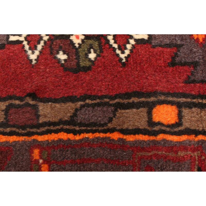 ECARPETGALLERY Hand-knotted Andelz Red Wool Rug - 4'6 x 6'7