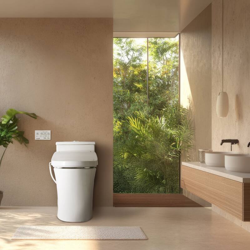 SmartBidet SB-2400 Electric Bidet Seat for Elongated or Round Toilets