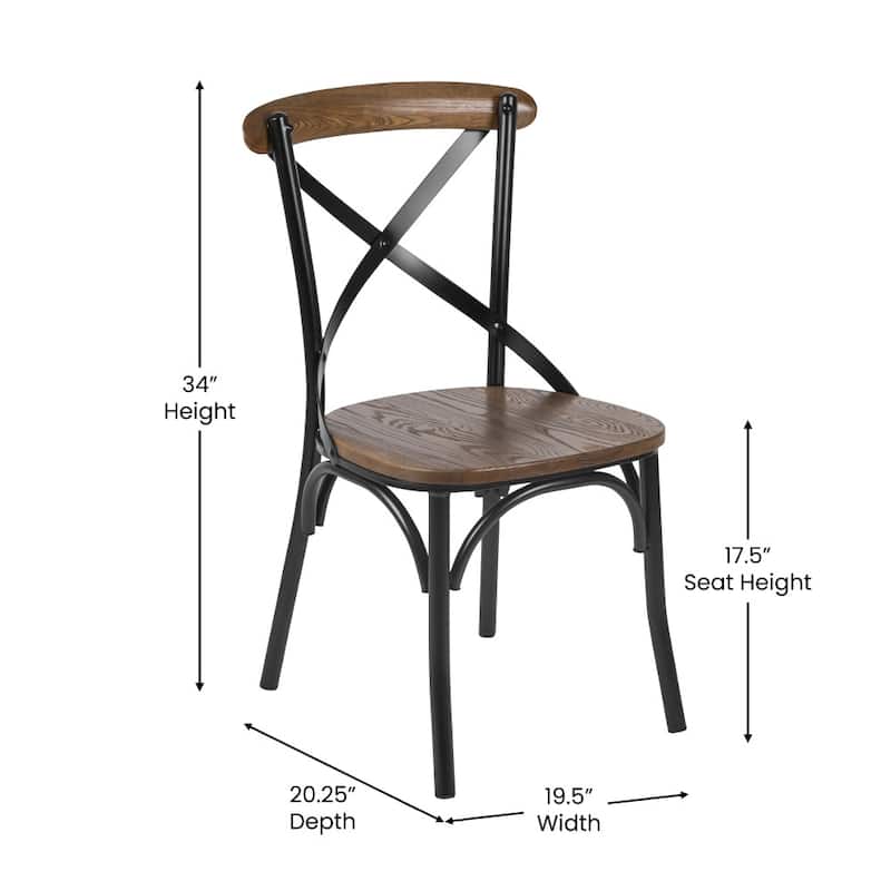 Advantage X-back Chair with Metal Bracing