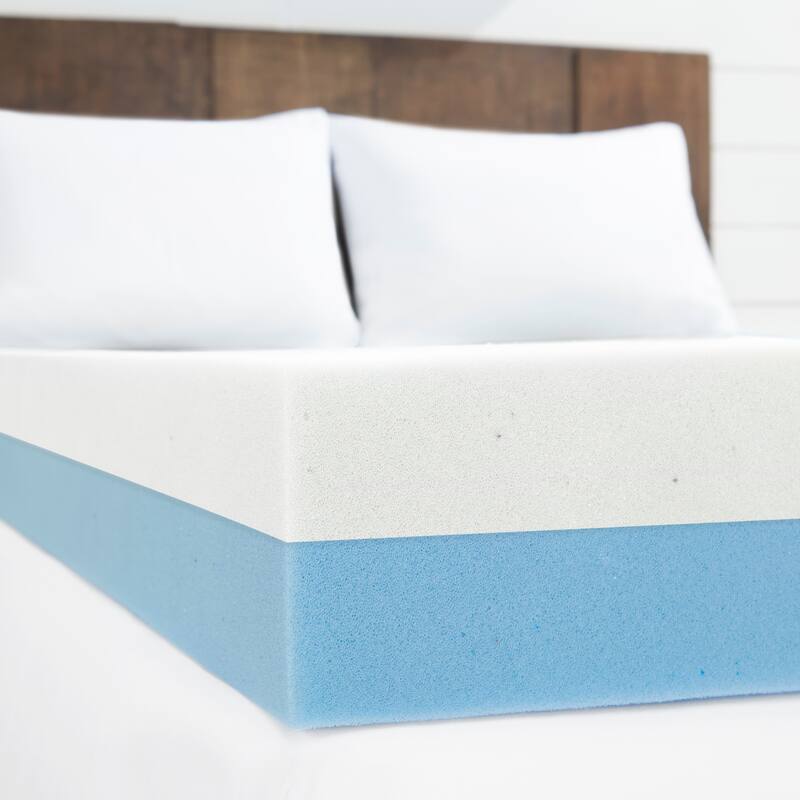Dream Serenity ComfortDuo 4" Customizable Memory Foam Mattress Topper